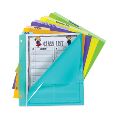 Index Dividers with Vertical Tab, 5-Tab, 11.5 x 10, Assorted, 1 Set OrdermeInc OrdermeInc