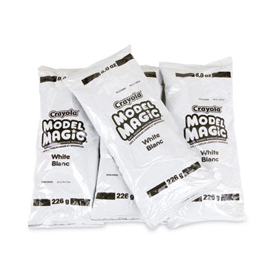 Crayola® Model Magic Modeling Compound, 8 oz Packs, 4 Packs, White, 2 lbs OrdermeInc OrdermeInc