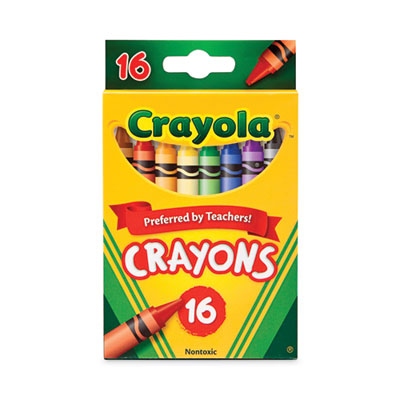 BINNEY & SMITH / CRAYOLA Ultra-Clean Washable Crayons, Large, 8 Colors/Box - OrdermeInc