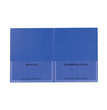 C-Line® Classroom Connector Folders, 11 x 8.5, Blue, 25/Box OrdermeInc OrdermeInc