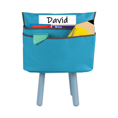 Chair Cubbies for Most Classroom Chair Styles, Medium, 16.37" x 13.5", Fabric/Vinyl, Seaside Blue OrdermeInc OrdermeInc