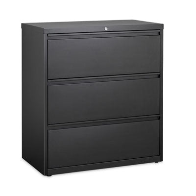 Lateral File Cabinet, 3 Letter/Legal/A4-Size File Drawers, Black, 36 x 18.62 x 40.25 OrdermeInc OrdermeInc