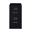 Vertical Letter File Cabinet, 2 Letter-Size File Drawers, Black, 15 x 26.5 x 28.37 OrdermeInc OrdermeInc