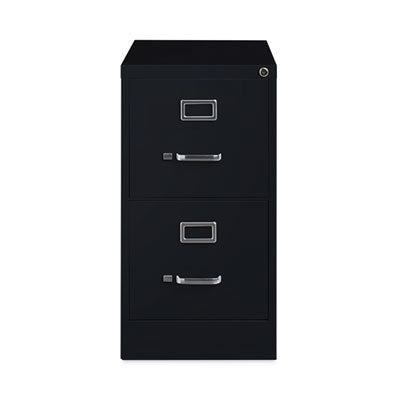 Vertical Letter File Cabinet, 2 Letter-Size File Drawers, Black, 15 x 26.5 x 28.37 OrdermeInc OrdermeInc