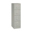 Vertical Letter File Cabinet, 4 Letter-Size File Drawers, Light Gray, 15 x 22 x 52 OrdermeInc OrdermeInc