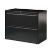Lateral File Cabinet, 2 Letter/Legal/A4-Size File Drawers, Black, 36 x 18.62 x 28 OrdermeInc OrdermeInc
