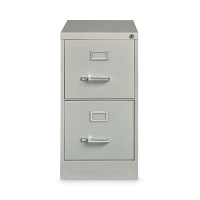 Vertical Letter File Cabinet, 2 Letter Size File Drawers, Light Gray, 15 x 26.5 x 28.37 OrdermeInc OrdermeInc