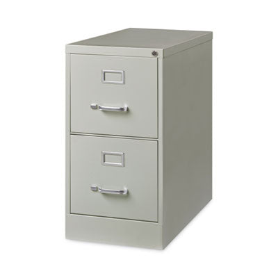 Vertical Letter File Cabinet, 2 Letter Size File Drawers, Light Gray, 15 x 26.5 x 28.37 OrdermeInc OrdermeInc