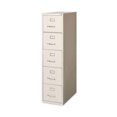 Vertical Letter File Cabinet, 5 Letter-Size File Drawers, Putty, 15 x 26.5 x 61.37 OrdermeInc OrdermeInc