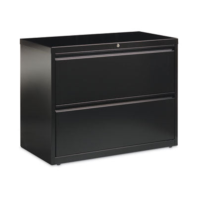 Lateral File Cabinet, 2 Letter/Legal/A4-Size File Drawers, Black, 36 x 18.62 x 28 OrdermeInc OrdermeInc