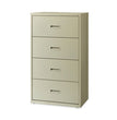 Lateral File Cabinet, 4 Letter/Legal/A4-Size File Drawers, Putty, 30 x 18.62 x 52.5 OrdermeInc OrdermeInc