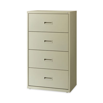 Lateral File Cabinet, 4 Letter/Legal/A4-Size File Drawers, Putty, 30 x 18.62 x 52.5 OrdermeInc OrdermeInc