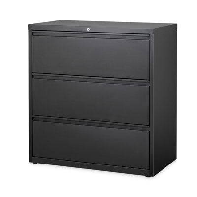 Lateral File Cabinet, 3 Letter/Legal/A4-Size File Drawers, Black, 36 x 18.62 x 40.25 OrdermeInc OrdermeInc