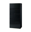 Lateral File Cabinet, 5 Letter/Legal/A4-Size File Drawers, Black, 30 x 18.62 x 67.62 OrdermeInc OrdermeInc