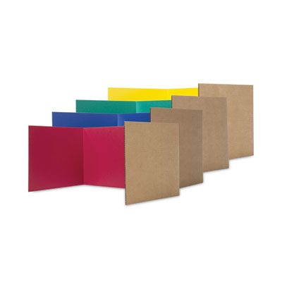 Flipside Study Carrel, 48 x 18, Assorted Colors, 24/Pack OrdermeInc OrdermeInc