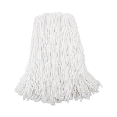 Boardwalk® Premium Cut-End Wet Mop Heads, Rayon, 16oz, White, 12/Carton OrdermeInc OrdermeInc