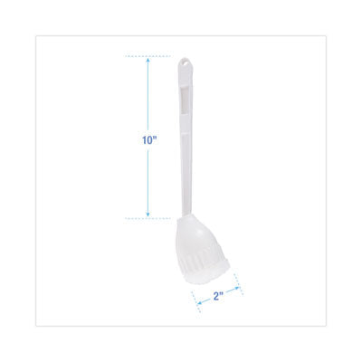 Cone Bowl Mop, 10" Handle, 2" Mop Head, White OrdermeInc OrdermeInc