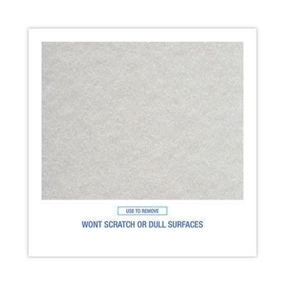 Light Duty Scour Pad, White, 6 x 9, White, 20/Carton - OrdermeInc