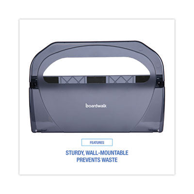 Boardwalk® Toilet Seat Cover Dispenser, 17.25 x 3.13 x 11.75, Smoke Black OrdermeInc OrdermeInc