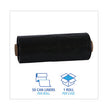 Industrial Drum Liners Rolls, 60 gal, 2.7 mil, 38 x 63, Black, 1 Roll of 50 Bags OrdermeInc OrdermeInc