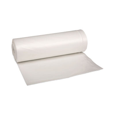 Low-Density Waste Can Liners, 33 gal, 0.6 mil, 33 x 39, White, 25 Bags/Roll, 6 Rolls/Carton OrdermeInc OrdermeInc