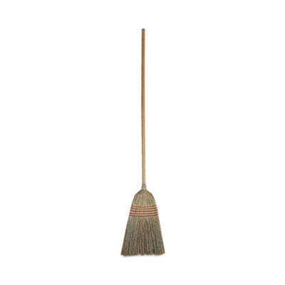 Parlor Broom, Corn Fiber Bristles, 55" Overall Length, Natural OrdermeInc OrdermeInc