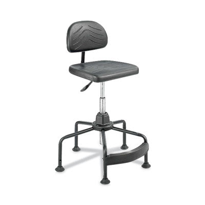 Task Master Economy Industrial Chair, Supports Up to 250 lb, 17" to 35" Seat Height, Black OrdermeInc OrdermeInc