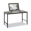 Simple Work Desk, 45.5" x 23.5" x 29.5", Gray OrdermeInc OrdermeInc