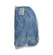 Super Loop Wet Mop Head, Cotton/Synthetic Fiber, 1" Headband, Medium Size, Blue, 12/Carton OrdermeInc OrdermeInc