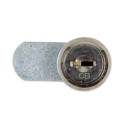Dual Channel Vendor Coin Box Lock, Metal, 1.5 x 0.63 x 0.94, Silver OrdermeInc OrdermeInc