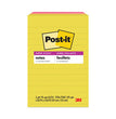 Post-it® Notes Super Sticky Note Pads in Summer Joy Collection Colors, 4" x 6", Note Ruled, Summer Joy Collection Colors, 90 Sheets/Pad, 3 Pads/Pack - OrdermeInc