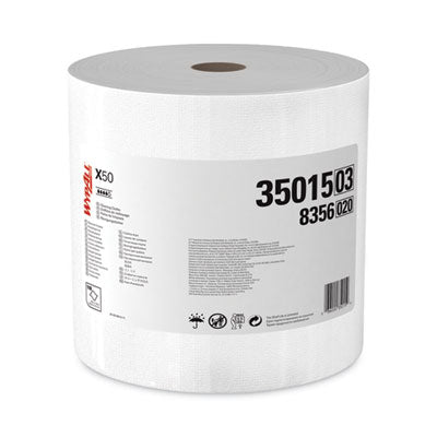 WypAll® X50 Cloths, Jumbo Roll, 13.4 x 9.8, White, 1,100/Roll OrdermeInc OrdermeInc