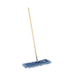 Dry Mopping Kit, 24 x 5 Blue Synthetic Head, 60" Natural Wood/Metal Handle OrdermeInc OrdermeInc