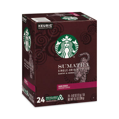 Sumatra Coffee K-Cups, Sumatran, K-Cup, 24/Box - OrdermeInc
