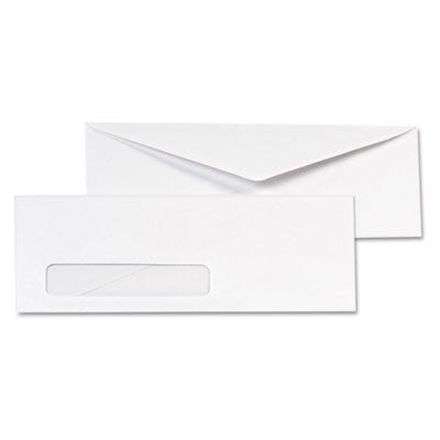 Quality Park™ Invoice-Format Address-Window Envelope, #10, Commercial Flap, Gummed Closure, 4.13 x 9.5, White, 500/Box OrdermeInc OrdermeInc