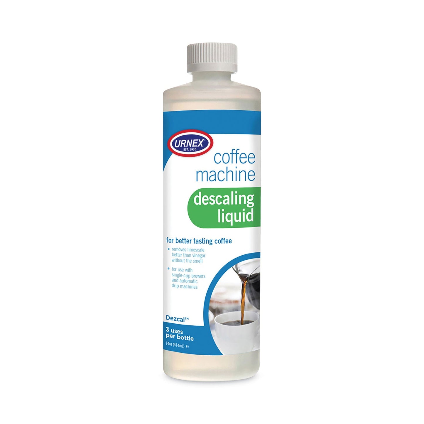 Coffee Machine Descaling Liquid, 14 oz Bottle - OrderMe