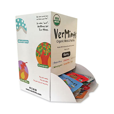 VerMints Organic Mints/Pastilles, Assorted Flavors, 2 Mints/0.7 oz Individually Wrapped, 120/Box OrdermeInc OrdermeInc