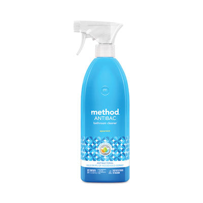 Method® Antibacterial Spray, Bathroom, Spearmint, 28 oz Spray Bottle, 8/Carton OrdermeInc OrdermeInc
