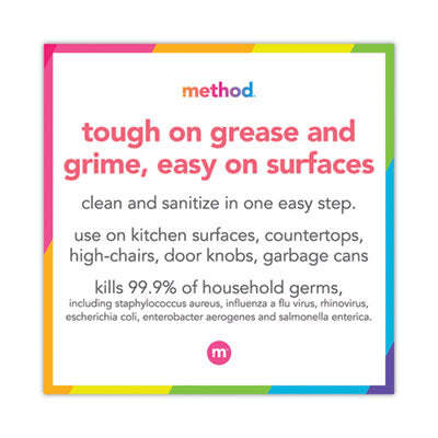 Method® Antibacterial Spray, Bathroom, Spearmint, 28 oz Spray Bottle, 8/Carton OrdermeInc OrdermeInc