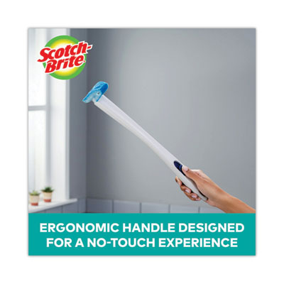 Scotch-Brite® Toilet Scrubber Starter Kit, 1 Handle and 5 Scrubbers, White/Blue - OrdermeInc