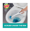 Scotch-Brite® Toilet Scrubber Starter Kit, 1 Handle and 5 Scrubbers, White/Blue - OrdermeInc