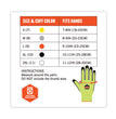 ProFlex 7021 Hi-Vis Nitrile-Coated CR Gloves, Lime, Large, 144 Pairs/Carton - OrdermeInc