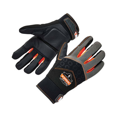 ProFlex 9001 Full-Finger Impact Gloves, Black, Large, Pair - OrdermeInc