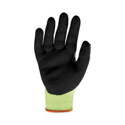 ProFlex 7141 ANSI A4 DIR Nitrile-Coated CR Gloves, Lime, Small, 72 Pairs/Pack - OrdermeInc