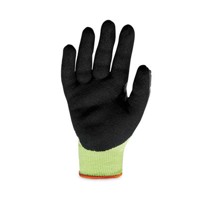 ProFlex 7141 ANSI A4 DIR Nitrile-Coated CR Gloves, Lime, Large, Pair - OrdermeInc