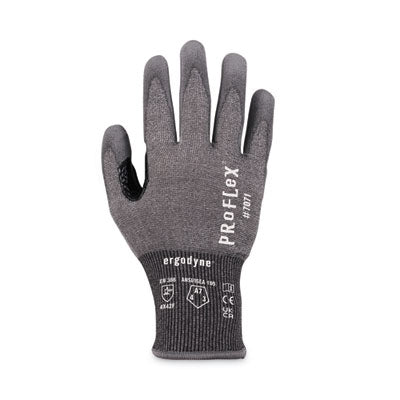 ProFlex 7071 ANSI A7 PU Coated CR Gloves, Gray, X-Large, Pair - OrdermeInc