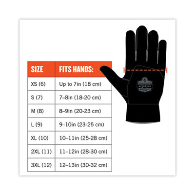 ProFlex 812CR6 ANSI A6 Utility and CR Gloves, Black, Small, Pair - OrdermeInc