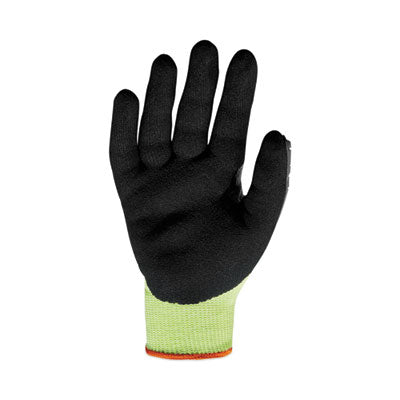 ProFlex 7141 ANSI A4 DIR Nitrile-Coated CR Gloves, Lime, X-Large, 72 Pairs/Pack - OrdermeInc