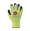 ProFlex 7021 Hi-Vis Nitrile-Coated CR Gloves, Lime, Large, Pair - OrdermeInc