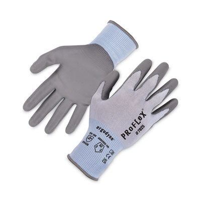 ProFlex 7025 ANSI A2 PU Coated CR Gloves, Blue, Small, 12 Pairs - OrdermeInc